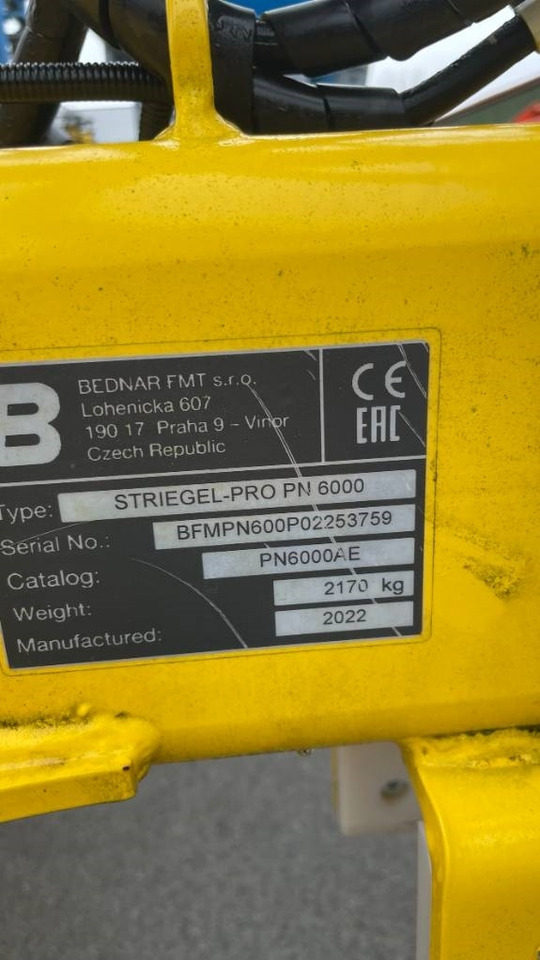 Bednar Streigel PN 6000 - Spring tine harrow: picture 4 Bednar Streigel PN 6000 - Spring tine harrow: picture 4
