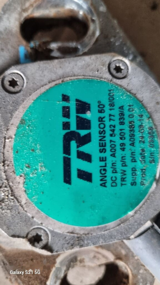 TRW STEERING ANGLE SENSOR Mercedes-Benz ACTROS MP2 MP3 - ECU for Truck: picture 3 TRW STEERING ANGLE SENSOR Mercedes-Benz ACTROS MP2 MP3 - ECU for Truck: picture 3