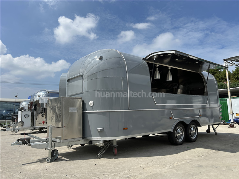 Burger Food Truck Grey Airstream Food Trailer=,Coffee Trailer - Vending trailer: picture 4 Burger Food Truck Grey Airstream Food Trailer=,Coffee Trailer - Vending trailer: picture 4