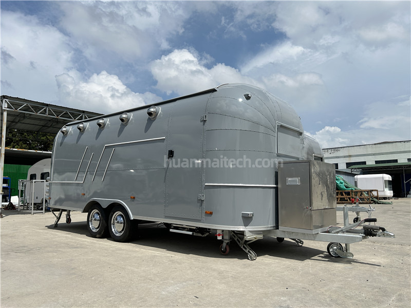 Burger Food Truck Grey Airstream Food Trailer=,Coffee Trailer - Vending trailer: picture 3 Burger Food Truck Grey Airstream Food Trailer=,Coffee Trailer - Vending trailer: picture 3