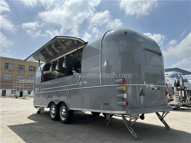 Burger Food Truck Grey Airstream Food Trailer=,Coffee Trailer - Vending trailer: picture 5 Burger Food Truck Grey Airstream Food Trailer=,Coffee Trailer - Vending trailer: picture 5