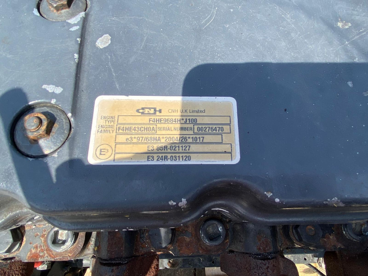 CNH F4HE9684H aus New Holland E 305 - Engine for Construction machinery: picture 4 CNH F4HE9684H aus New Holland E 305 - Engine for Construction machinery: picture 4