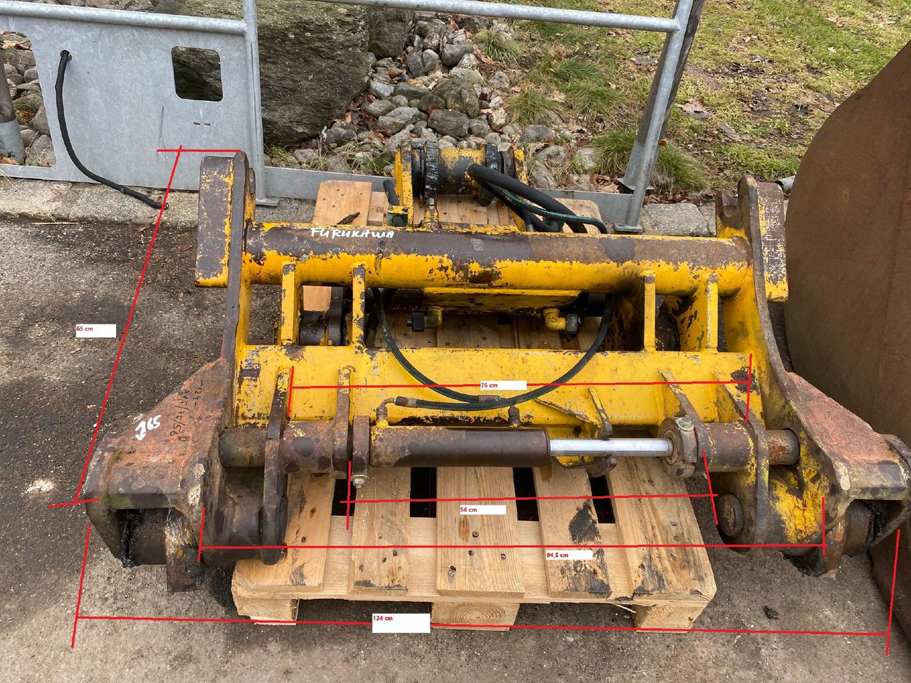 Furukawa 320E - Quick coupler: picture 1 Furukawa 320E - Quick coupler: picture 1