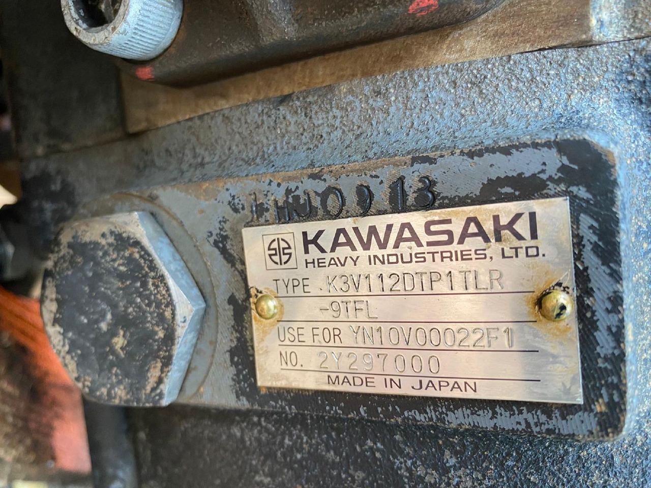 Kawasaki K3V112 aus Fiat Kobelco E 215 - Hydraulic pump for Construction machinery: picture 5 Kawasaki K3V112 aus Fiat Kobelco E 215 - Hydraulic pump for Construction machinery: picture 5