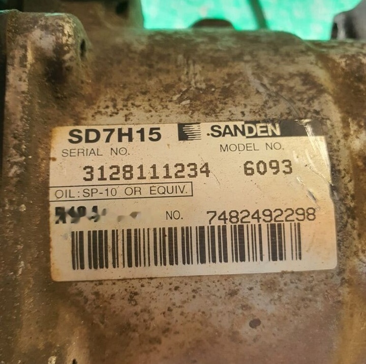 Renault SD7H15 / 6093 / 6093 Renault Premium - A/C compressor for Truck: picture 2 Renault SD7H15 / 6093 / 6093 Renault Premium - A/C compressor for Truck: picture 2