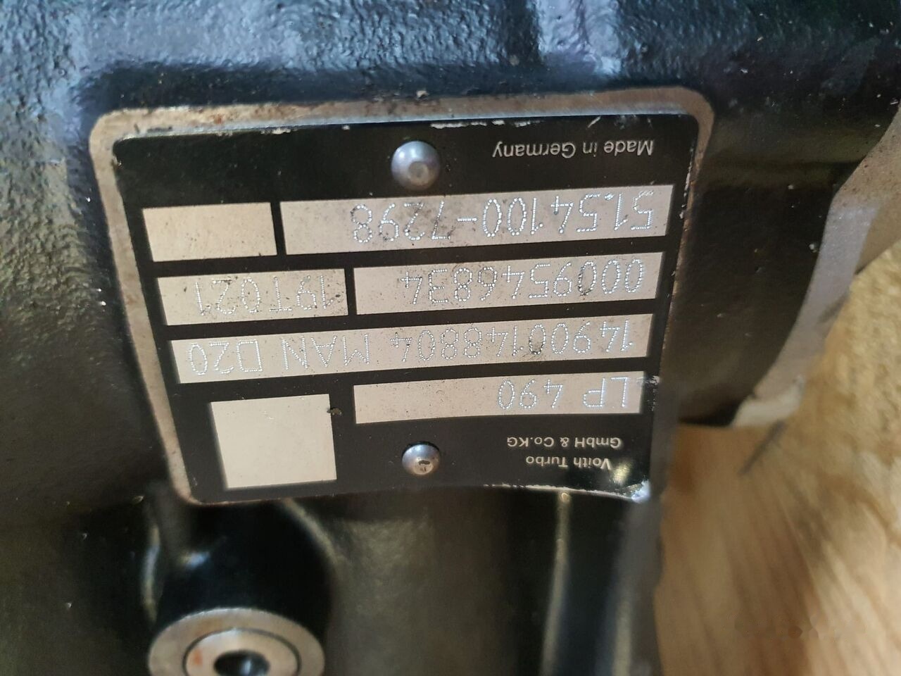 Voith 51.54100-7298 MAN Trucks truck - Air brake compressor for Truck: picture 3 Voith 51.54100-7298 MAN Trucks truck - Air brake compressor for Truck: picture 3