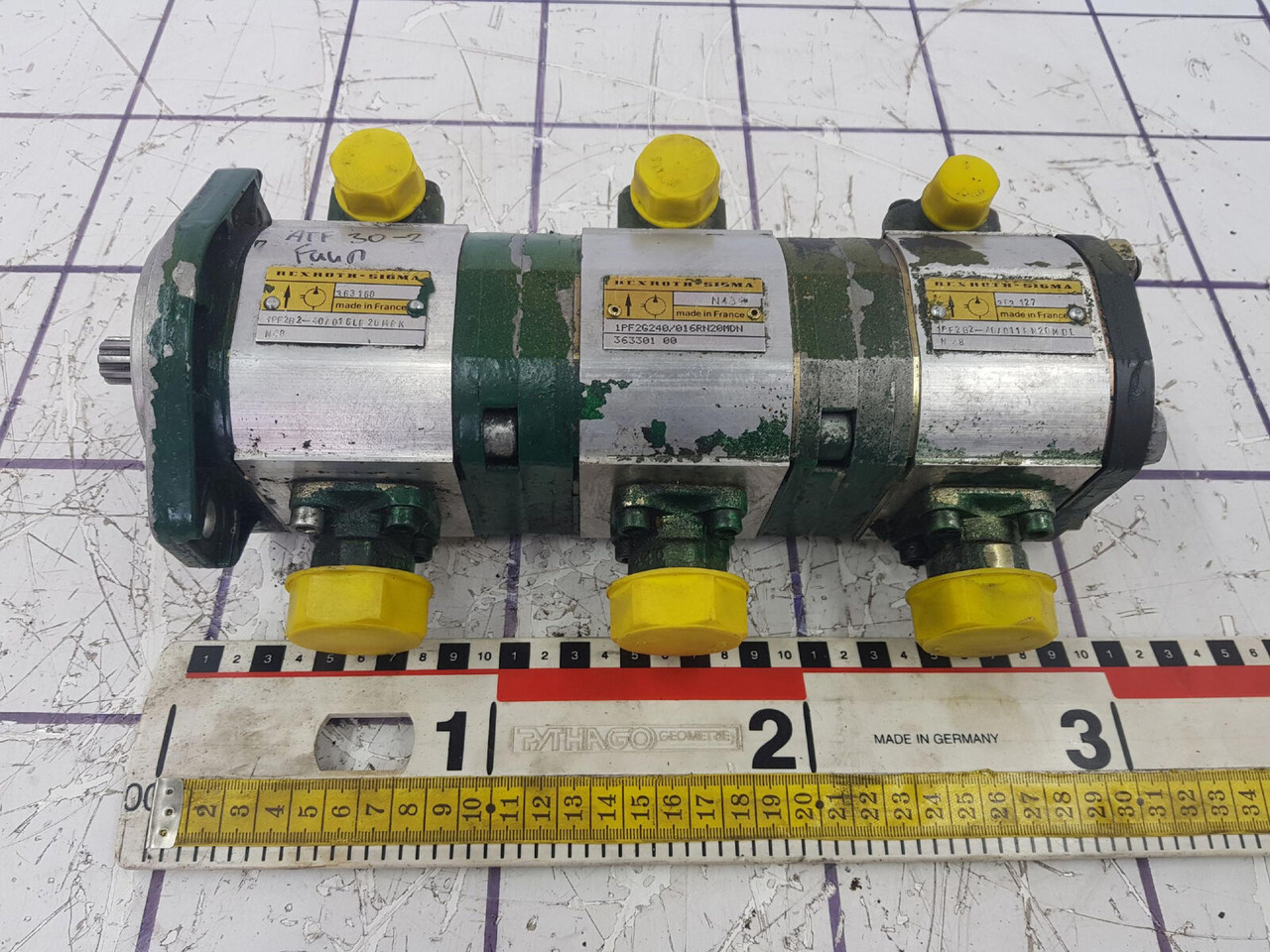 FAUN ATF 30-2 3 way gear pump - Hydraulic pump for Crane: picture 1 FAUN ATF 30-2 3 way gear pump - Hydraulic pump for Crane: picture 1
