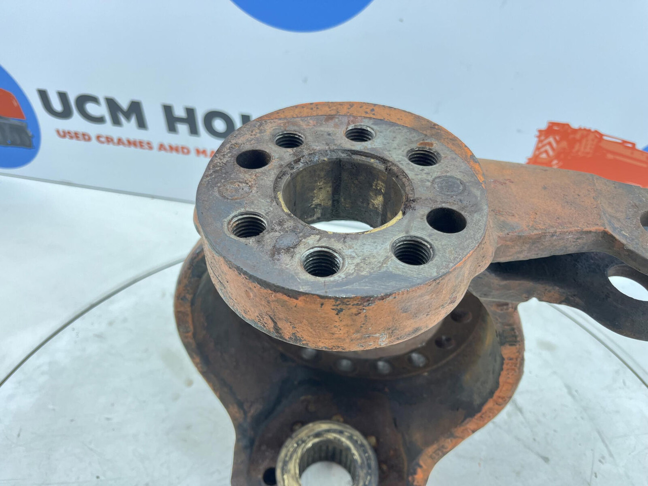 Steering knuckle for Mobile crane FAUN RTF 50/60 Steering knuckle 16 holes axle 1 right: picture 7 Steering knuckle for Mobile crane FAUN RTF 50/60 Steering knuckle 16 holes axle 1 right: picture 7