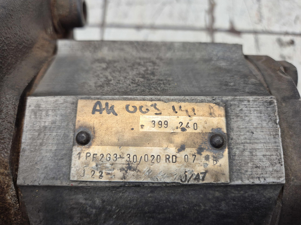 Hydraulic pump for Mobile crane Gear pump: picture 7