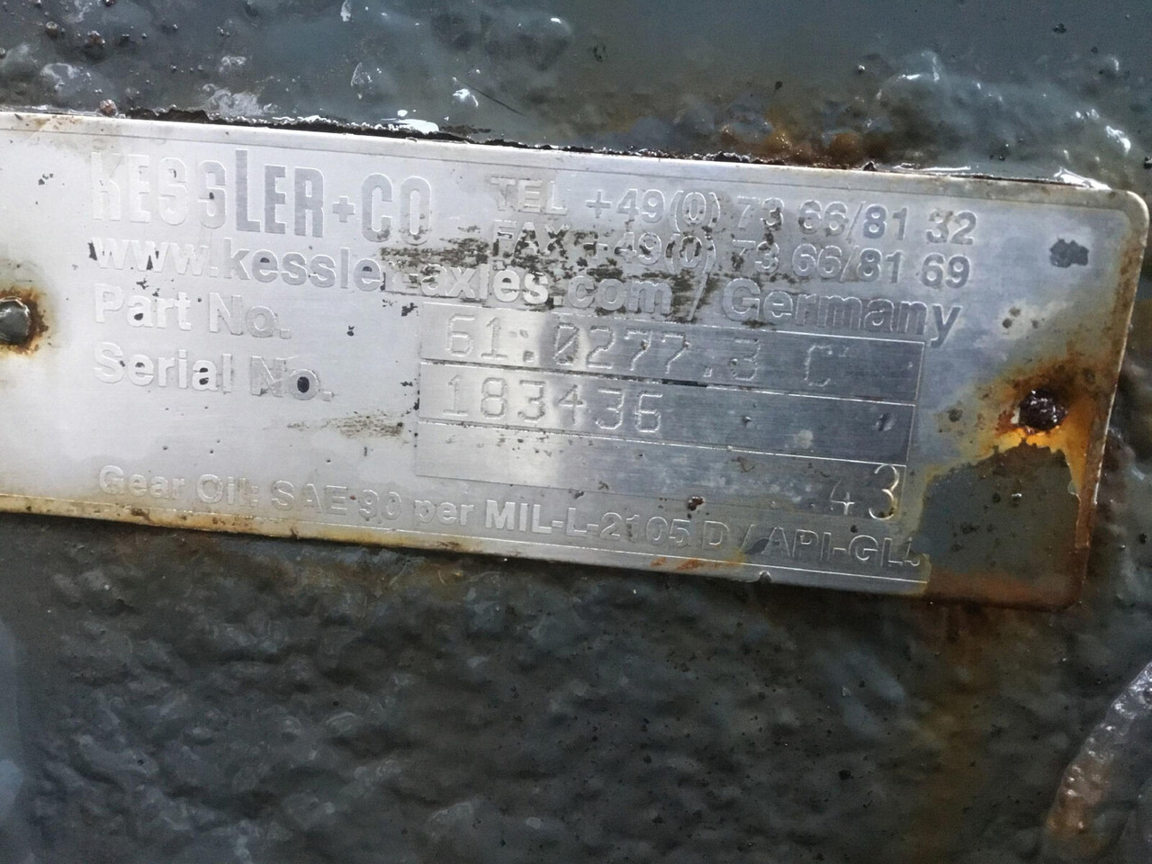 Liebherr LTM 1045-3.1 axle 1 - Axle and parts for Mobile crane: picture 5 Liebherr LTM 1045-3.1 axle 1 - Axle and parts for Mobile crane: picture 5
