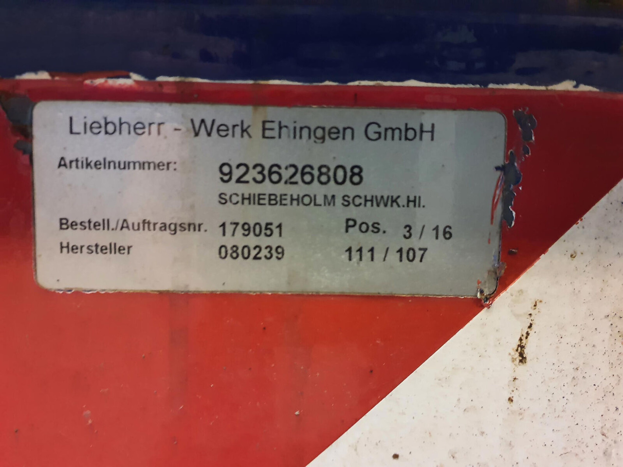 Liebherr LTM 1070-4.2 outrigger rear - Suspension for Mobile crane: picture 5 Liebherr LTM 1070-4.2 outrigger rear - Suspension for Mobile crane: picture 5