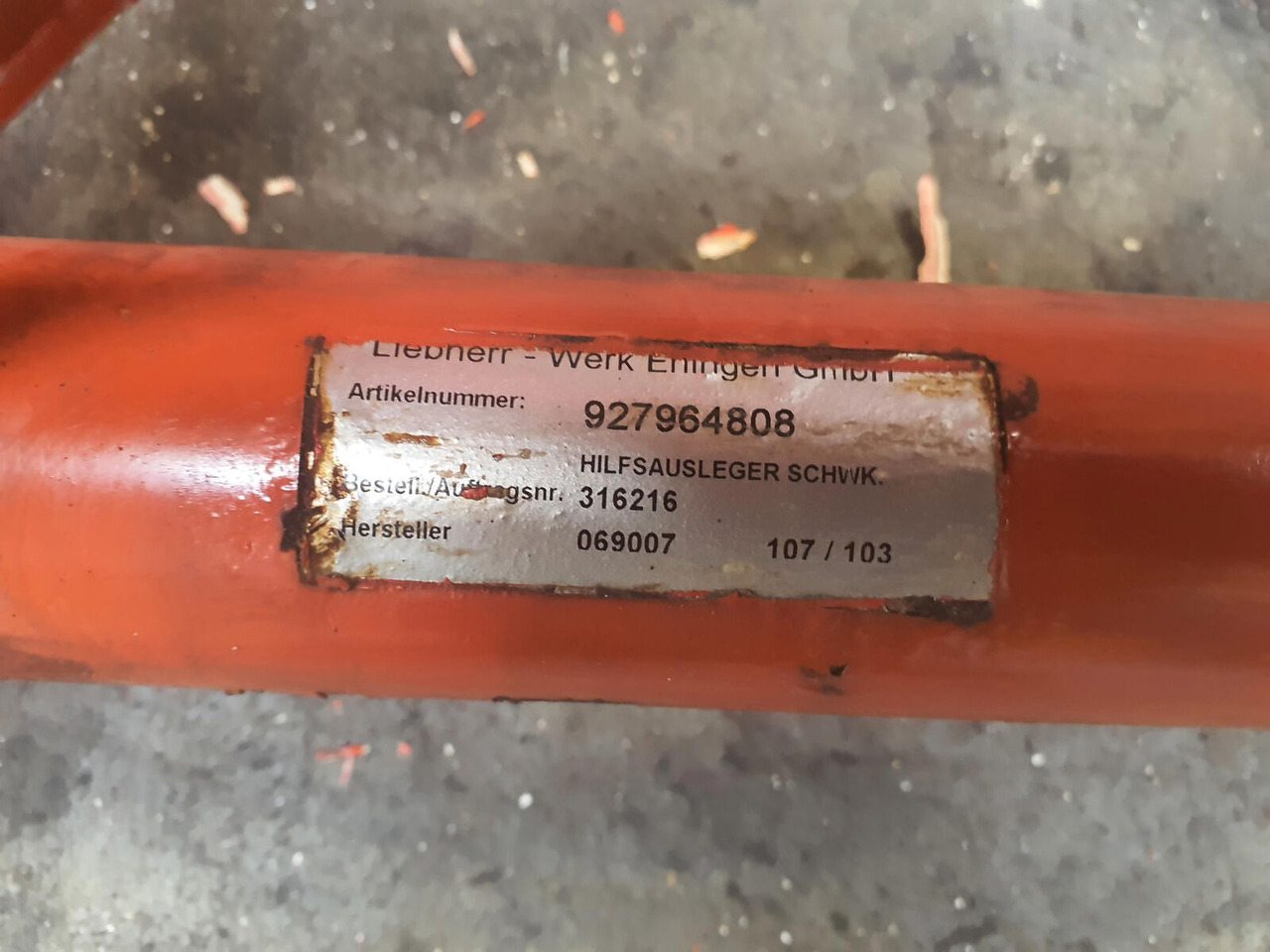 Liebherr LTM 1080-1 runner - Boom for Crane: picture 5 Liebherr LTM 1080-1 runner - Boom for Crane: picture 5