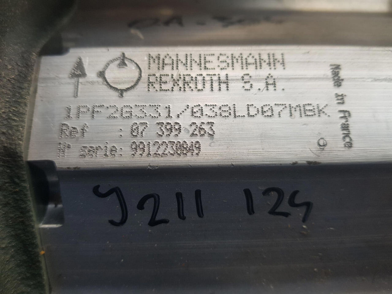 Rexroth Mannesmann Rexroth gear pump - Hydraulic pump for Crane: picture 5 Rexroth Mannesmann Rexroth gear pump - Hydraulic pump for Crane: picture 5