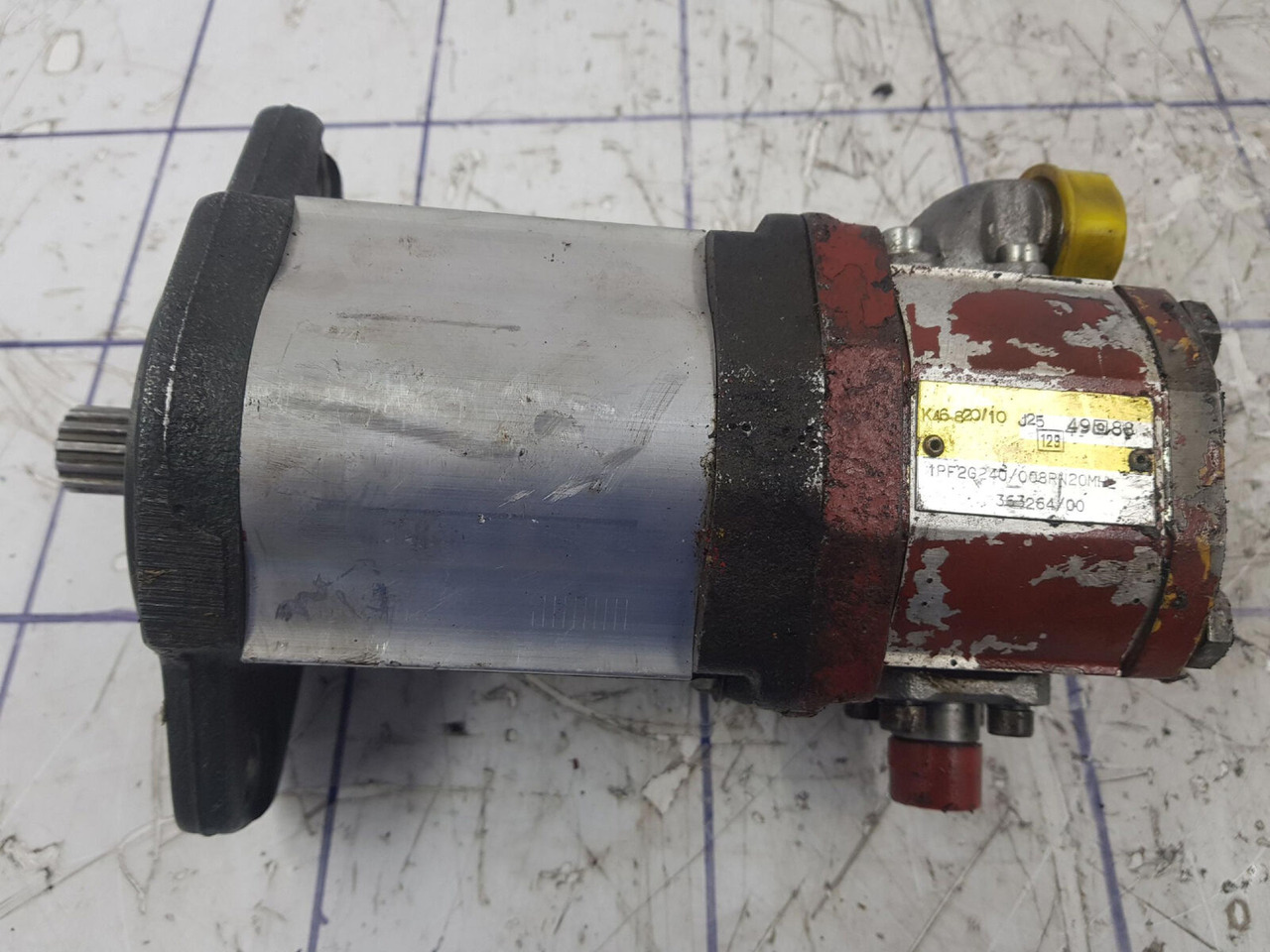 Rexroth Rexroth dual gear pump - Hydraulic pump for Crane: picture 4 Rexroth Rexroth dual gear pump - Hydraulic pump for Crane: picture 4