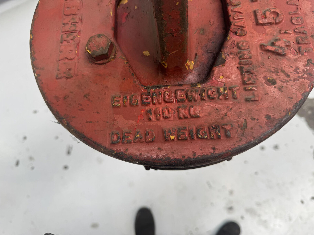 Liebherr Hookball 4,5 Ton - Spare parts for Crane: picture 4 Liebherr Hookball 4,5 Ton - Spare parts for Crane: picture 4