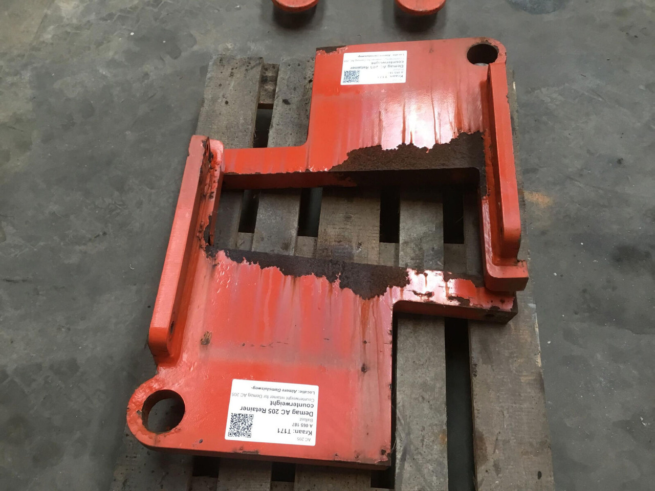Terex AC 205 retainer counterweight - Counterweight for Mobile crane: picture 2 Terex AC 205 retainer counterweight - Counterweight for Mobile crane: picture 2