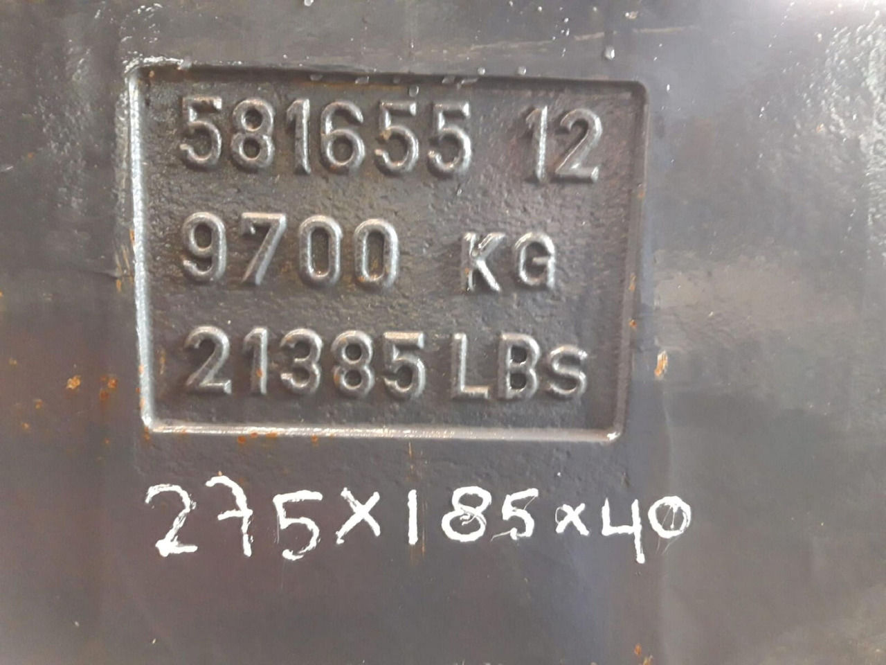 Terex Terex explorer 5600 counterweight 9,7 ton - Counterweight for Mobile crane: picture 5 Terex Terex explorer 5600 counterweight 9,7 ton - Counterweight for Mobile crane: picture 5