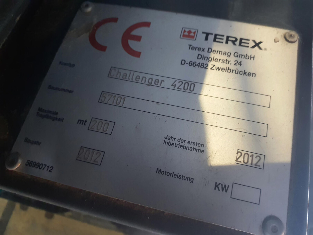 Cab for Tower crane Terex challenger upper cabin: picture 10