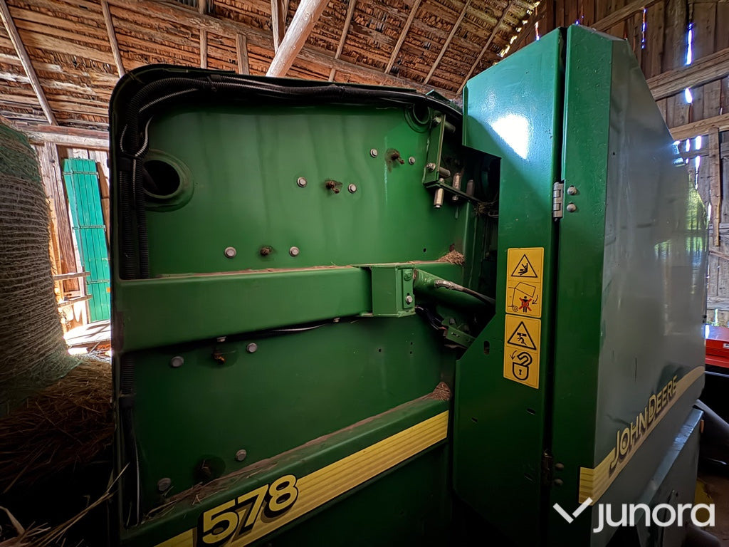 Round baler Fixkammarpress John Deere 578: picture 9