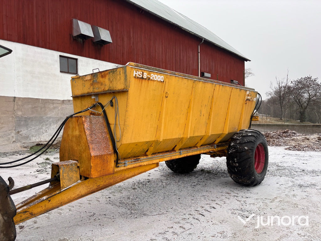 Gödselspridare - Hillspridaren HS8-2000 - Manure spreader: picture 1 Gödselspridare - Hillspridaren HS8-2000 - Manure spreader: picture 1