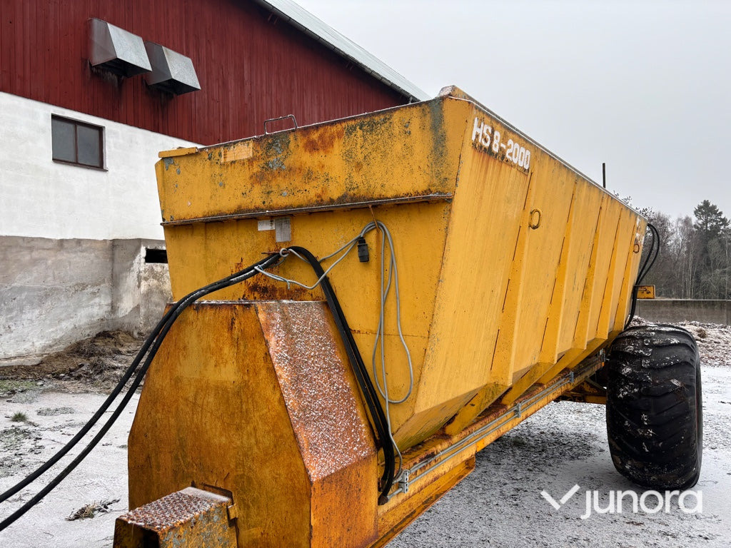 Gödselspridare - Hillspridaren HS8-2000 - Manure spreader: picture 2 Gödselspridare - Hillspridaren HS8-2000 - Manure spreader: picture 2