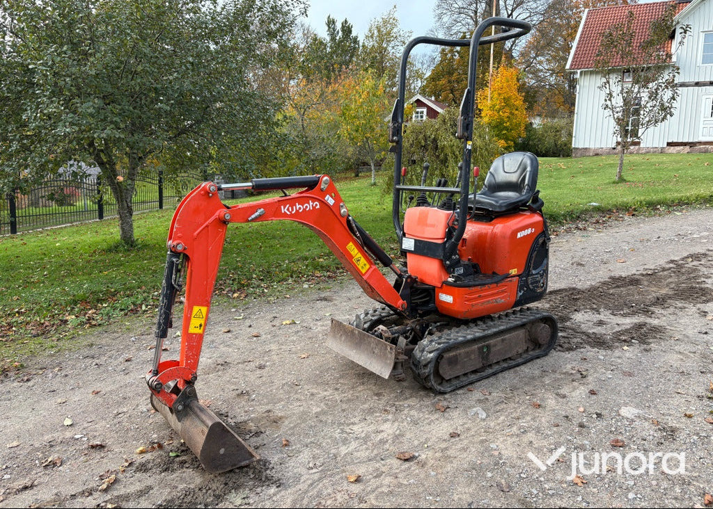Minigrävare - Kubota, K008-3 - Mini excavator: picture 1 Minigrävare - Kubota, K008-3 - Mini excavator: picture 1