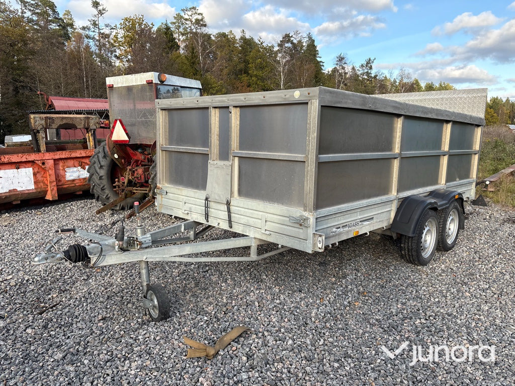 Slaktvagn - Igass 2 TON Combi - Dropside/ Flatbed trailer: picture 1 Slaktvagn - Igass 2 TON Combi - Dropside/ Flatbed trailer: picture 1