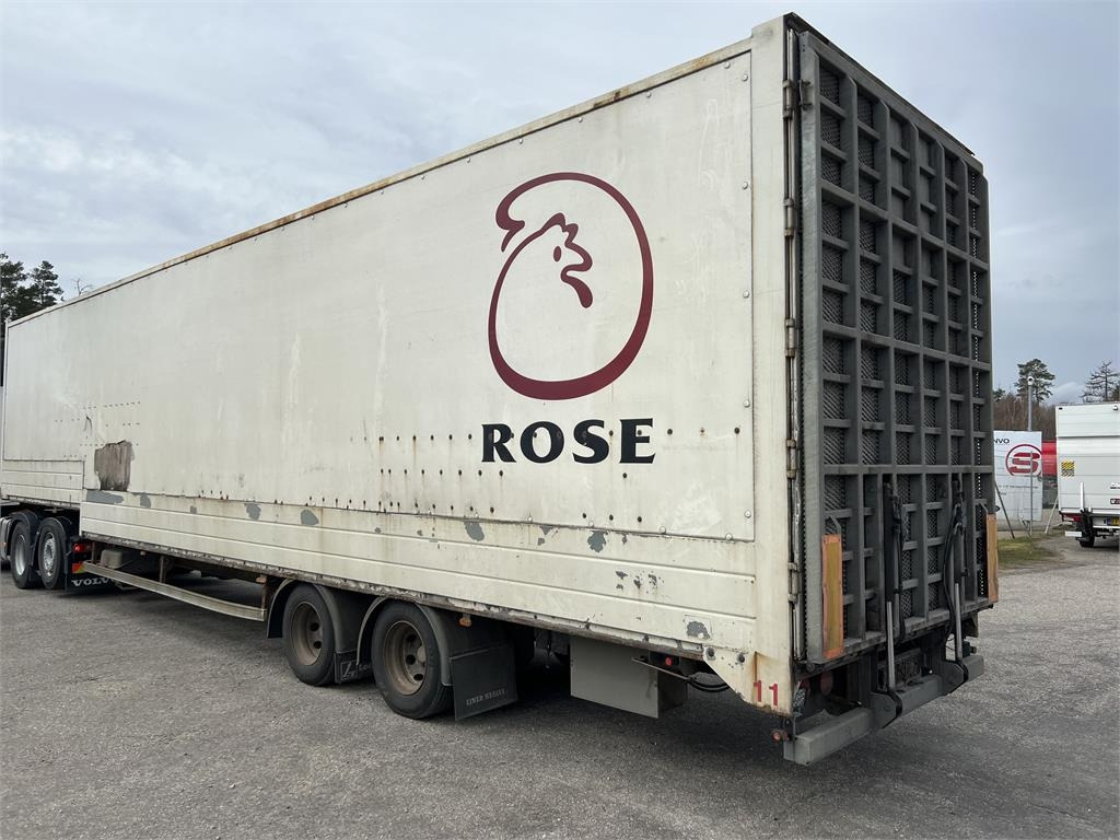 Leci 13,6 mtr. box læsserampe - Closed box semi-trailer: picture 1 Leci 13,6 mtr. box læsserampe - Closed box semi-trailer: picture 1