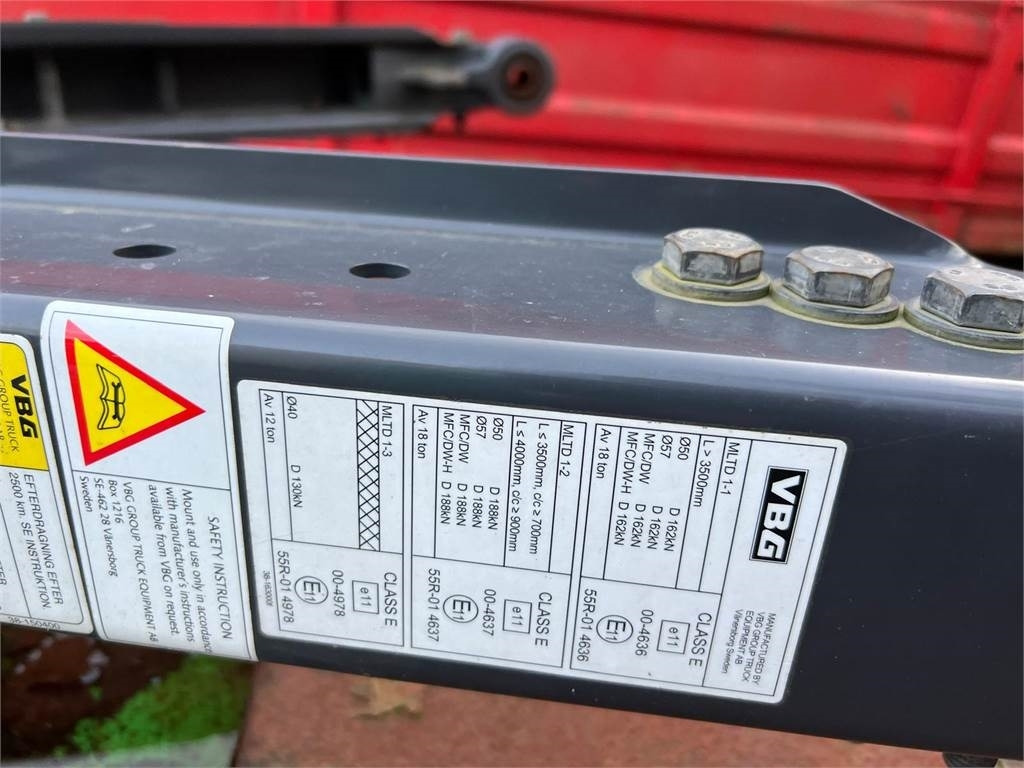 VBG MLTD 1-1 + MLTD 1-2 trækstang - Spare parts for Trailer: picture 5 VBG MLTD 1-1 + MLTD 1-2 trækstang - Spare parts for Trailer: picture 5