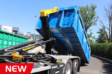 IVECO - PALFINGER AD280X48 + PALFINGER HT20SLD - Hook lift truck, Crane truck: picture 2 IVECO - PALFINGER AD280X48 + PALFINGER HT20SLD - Hook lift truck, Crane truck: picture 2