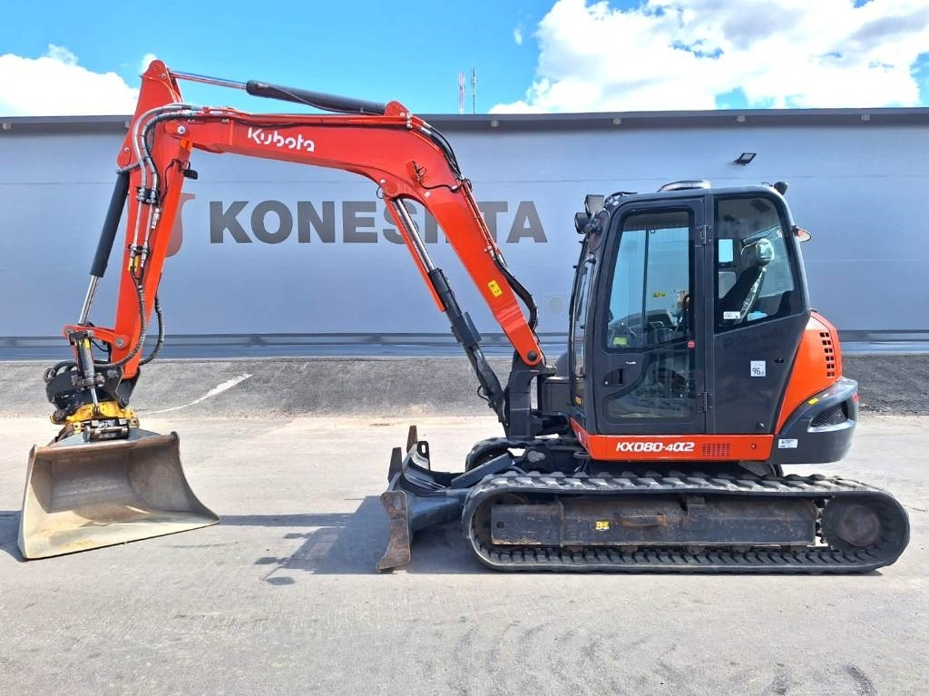 Kubota KX080-4a2 PYÖRITTÄJÄLLÄ - Mini excavator: picture 1 Kubota KX080-4a2 PYÖRITTÄJÄLLÄ - Mini excavator: picture 1