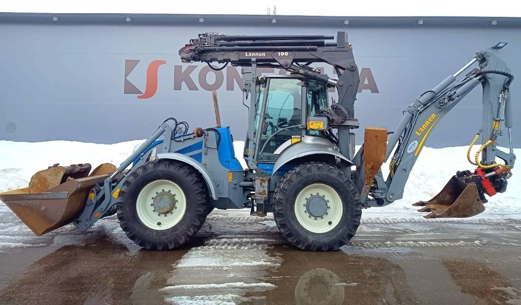 Lännen 8600G NOSTIN, HENKILÖKORI, PYÖRITTÄJÄ YM. - Backhoe loader: picture 1 Lännen 8600G NOSTIN, HENKILÖKORI, PYÖRITTÄJÄ YM. - Backhoe loader: picture 1