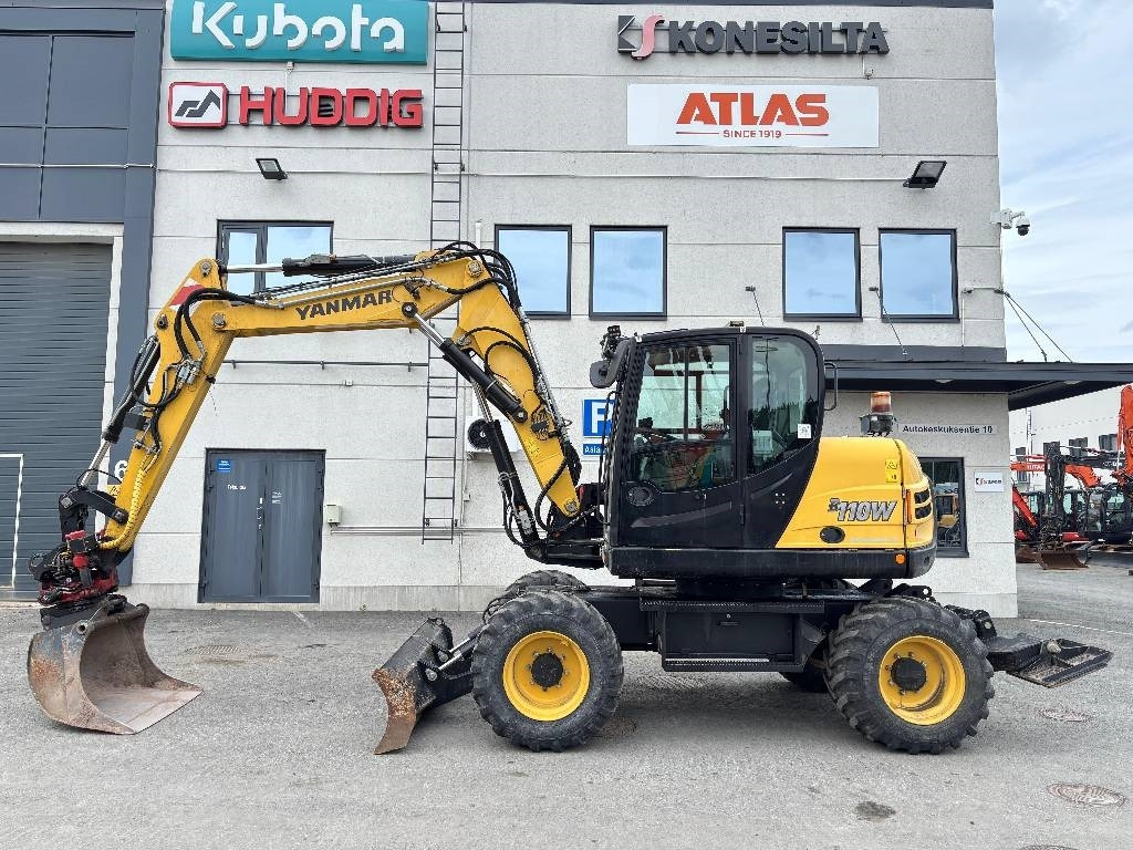 Yanmar B110W PYÖRITTÄJÄLLÄ - Wheel excavator: picture 1 Yanmar B110W PYÖRITTÄJÄLLÄ - Wheel excavator: picture 1