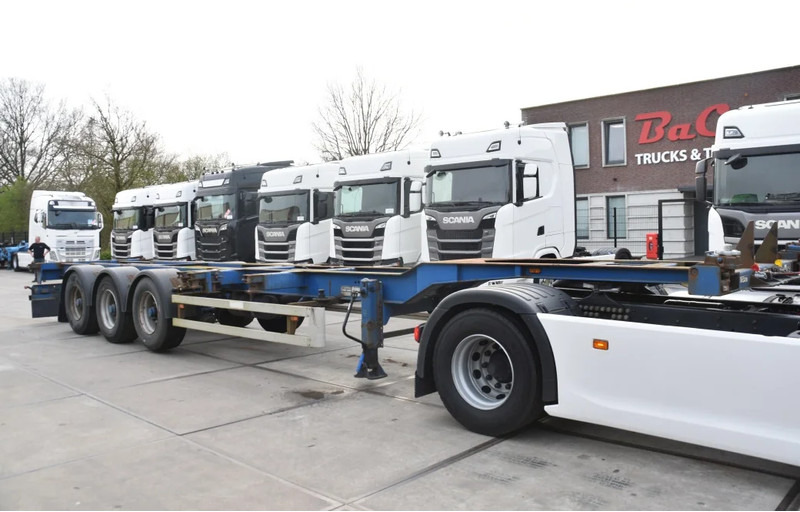 Renders - BPW AXLES - LIFT AXLE - DRUM BRAKES - EXTENDABLE REAR - - Container transporter/ Swap body semi-trailer: picture 1 Renders - BPW AXLES - LIFT AXLE - DRUM BRAKES - EXTENDABLE REAR - - Container transporter/ Swap body semi-trailer: picture 1