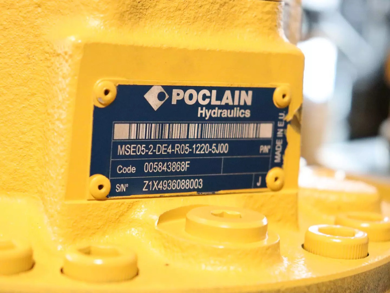 POCLAIN MSE05-2-DE4-R05-1220-5J00 - Hydraulic motor for Construction machinery: picture 4 POCLAIN MSE05-2-DE4-R05-1220-5J00 - Hydraulic motor for Construction machinery: picture 4