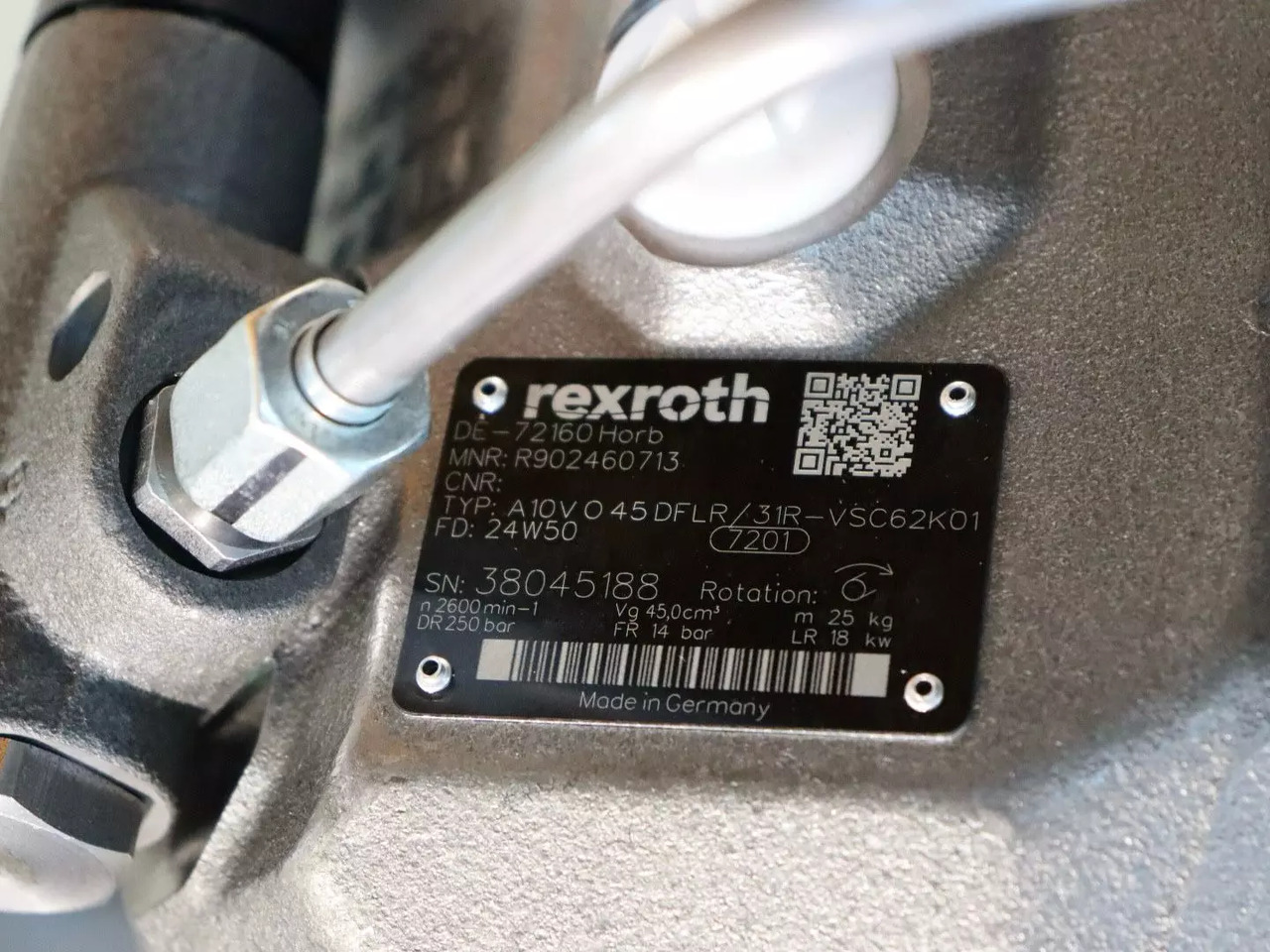 REXROTH A10VO45DFLR/31R-VSC62K01 - Hydraulic pump for Material handling equipment: picture 4 REXROTH A10VO45DFLR/31R-VSC62K01 - Hydraulic pump for Material handling equipment: picture 4