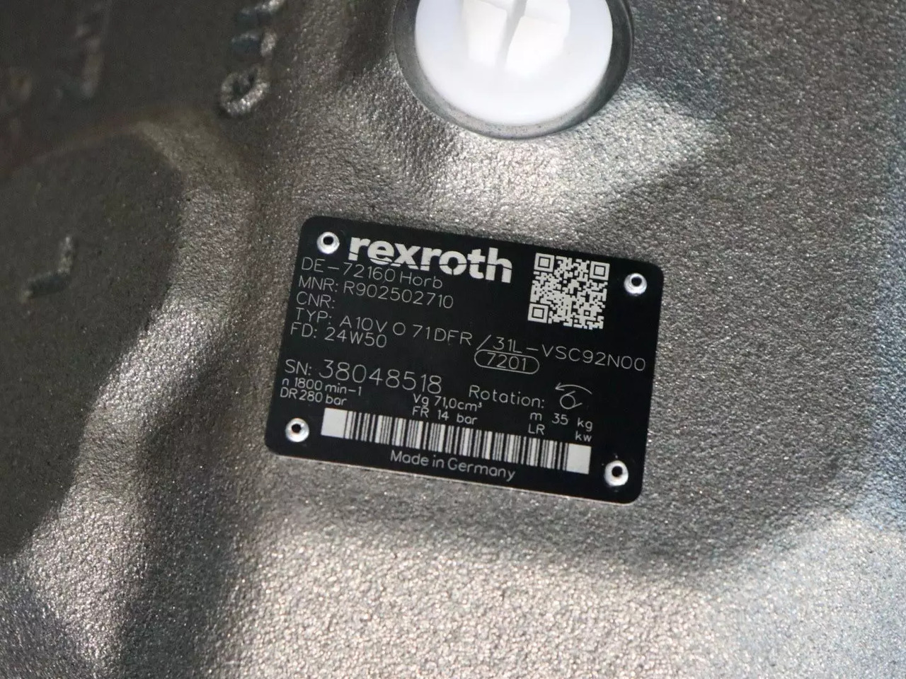 REXROTH A10VO71DFR/31L-VSC92N00 - Hydraulic pump for Material handling equipment: picture 4 REXROTH A10VO71DFR/31L-VSC92N00 - Hydraulic pump for Material handling equipment: picture 4