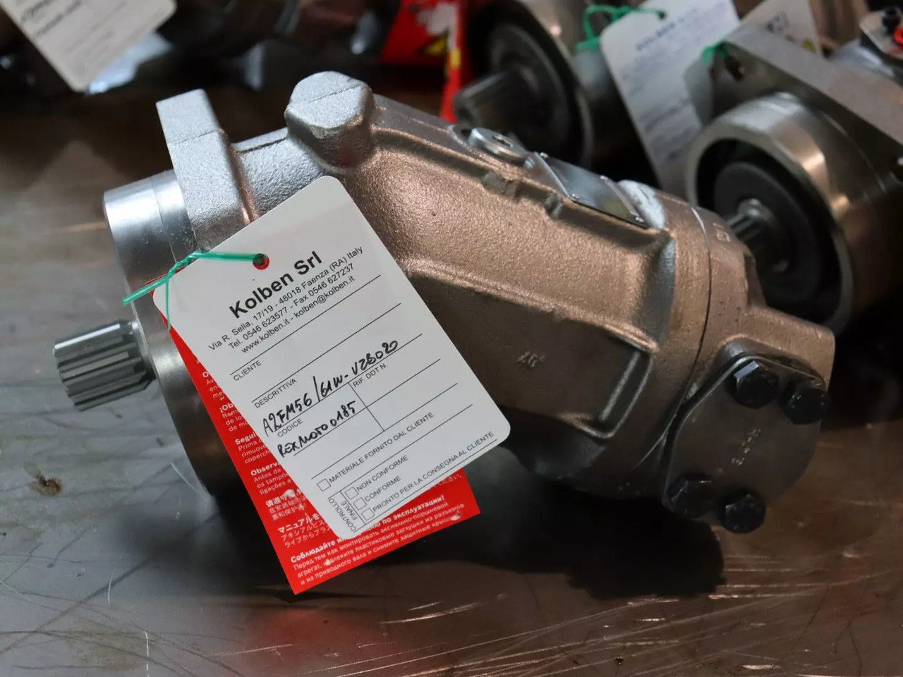 REXROTH A2FM56/61W-VZB020 - Hydraulic motor for Construction machinery: picture 1 REXROTH A2FM56/61W-VZB020 - Hydraulic motor for Construction machinery: picture 1