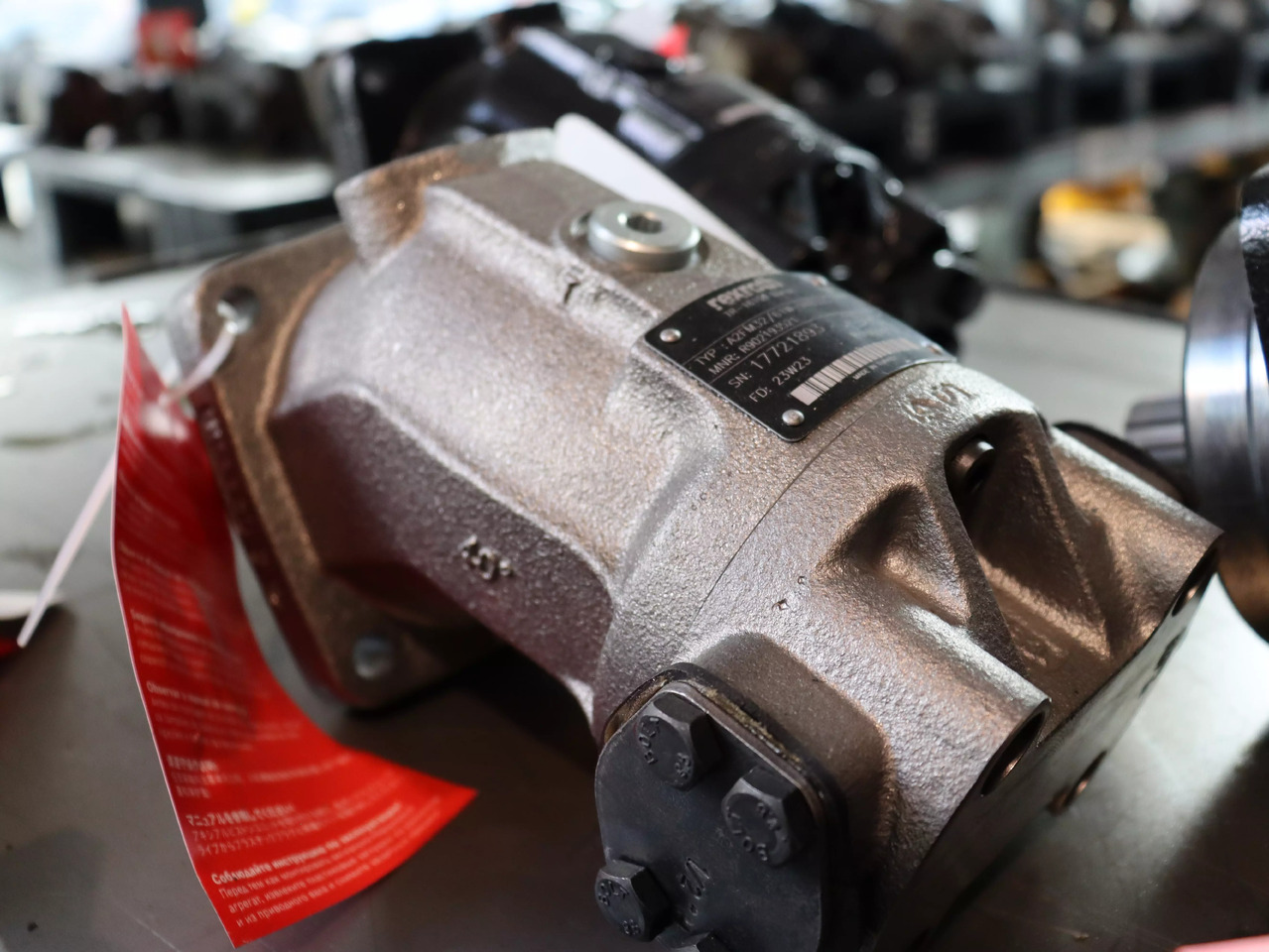 New Hydraulic motor for Industrial equipment REXROTH A2FM63/61W-VAB020: picture 1