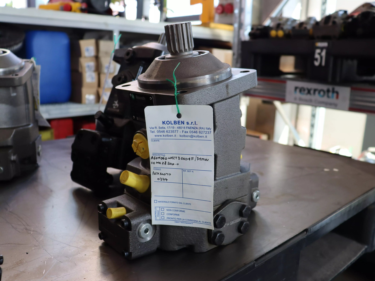 REXROTH A6VM060HA2T30004F/71MWV0M4Z8200-0 - Hydraulic motor for Material handling equipment: picture 3 REXROTH A6VM060HA2T30004F/71MWV0M4Z8200-0 - Hydraulic motor for Material handling equipment: picture 3