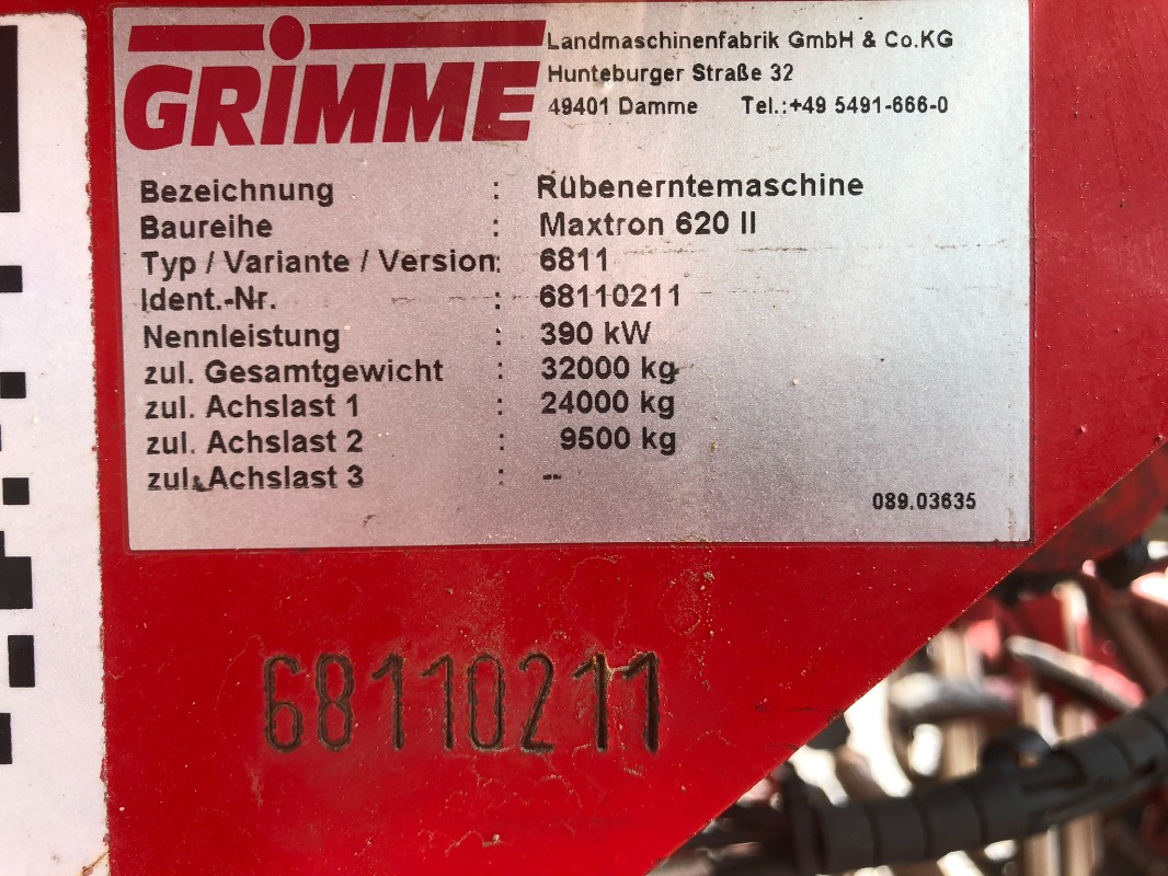 Grimme MAXTRON 620 II - Harvester: picture 2 Grimme MAXTRON 620 II - Harvester: picture 2