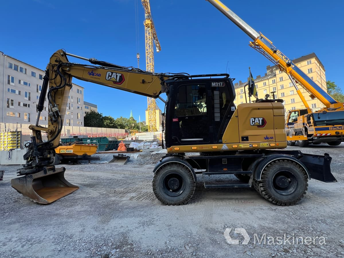Crawler excavator CAT M317  Hjulgrävare CAT M317: picture 8