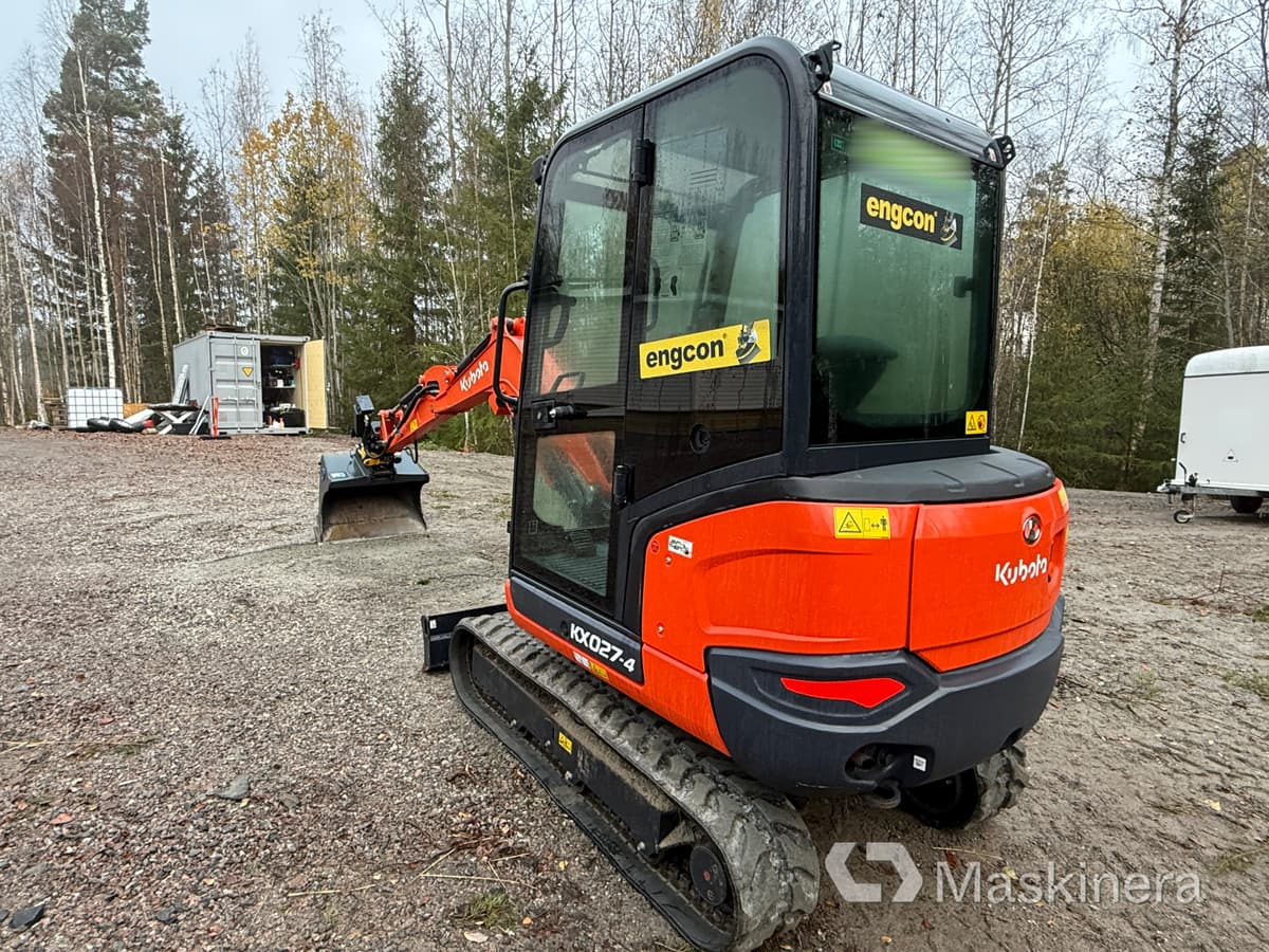 Grävmaskin Kubota KX027-4 med många redskap - Crawler excavator: picture 4 Grävmaskin Kubota KX027-4 med många redskap - Crawler excavator: picture 4