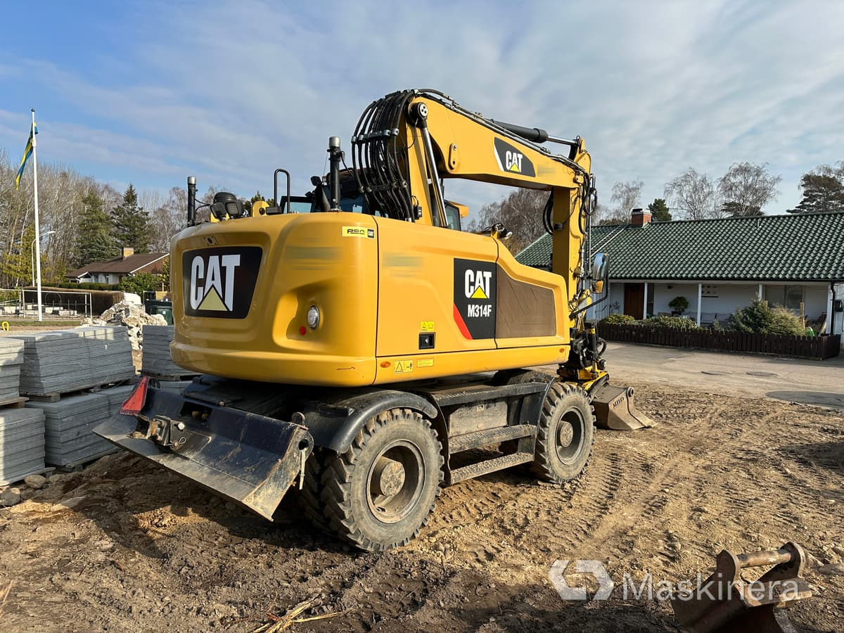 Hjulgrävare Cat M314F + redskap/vagn/grävsystem - Crawler excavator: picture 2 Hjulgrävare Cat M314F + redskap/vagn/grävsystem - Crawler excavator: picture 2