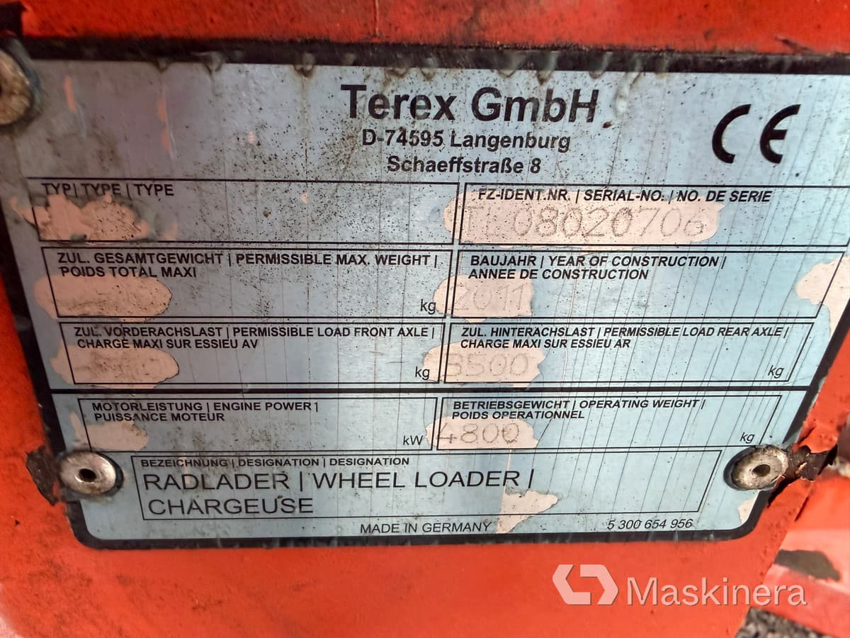 Lease a  Hjullastare Terex TL80 med tillbehör Hjullastare Terex TL80 med tillbehör: picture 19