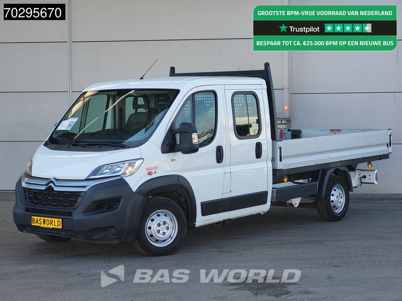 Citroën Jumper 140PK Open Laadbak Dubbele Cabine Euro6 Pritsche Pickup Open Box - Flatbed van: picture 1 Citroën Jumper 140PK Open Laadbak Dubbele Cabine Euro6 Pritsche Pickup Open Box - Flatbed van: picture 1