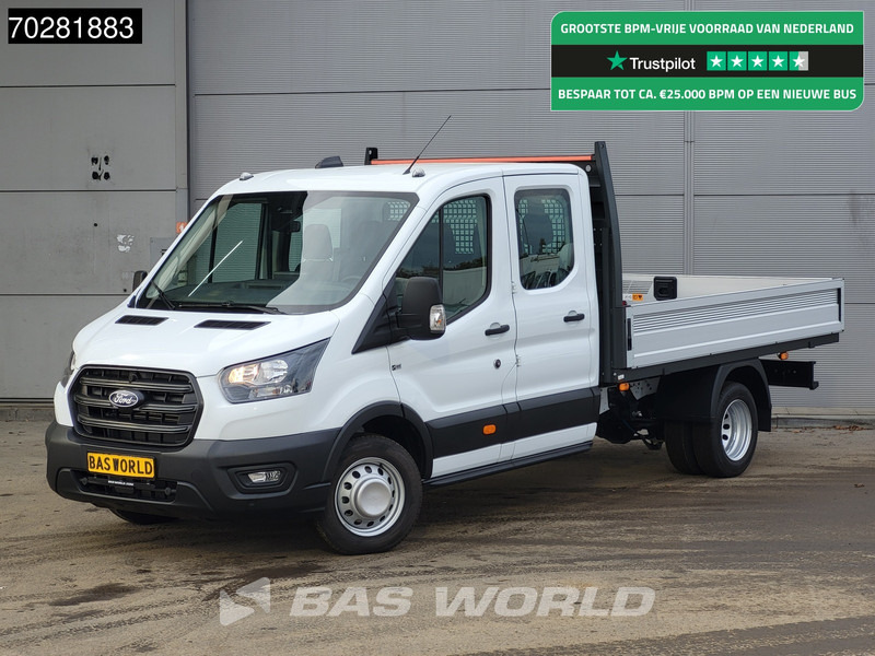 Ford Transit 165pk Automaat Dubbel Cabine Open Laadbak 3,5t Trekhaak Dubbellucht 165PK Airco Cruise Camera Parkeersensoren Euro6 Pritsche Pic - Flatbed van: picture 1 Ford Transit 165pk Automaat Dubbel Cabine Open Laadbak 3,5t Trekhaak Dubbellucht 165PK Airco Cruise Camera Parkeersensoren Euro6 Pritsche Pic - Flatbed van: picture 1