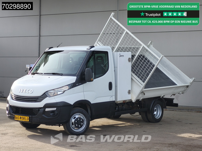 Iveco Daily 35C15 3.0L Kipper met Kist Dubbellucht 3,5t Trekhaak 150PK Airco Euro6 Tipper Benne Kieper Airco Trekhaak Cruise control - Tipper van: picture 1 Iveco Daily 35C15 3.0L Kipper met Kist Dubbellucht 3,5t Trekhaak 150PK Airco Euro6 Tipper Benne Kieper Airco Trekhaak Cruise control - Tipper van: picture 1