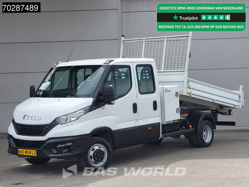 Iveco Daily 35C16 3.0L Kipper met Kist Dubbel Cabine Dubbellucht 3,5t Trekhaak Airco Cruise Euro6 Tipper Benne Kieper 2m3 Airco Trekhaak Cru - Tipper van: picture 1 Iveco Daily 35C16 3.0L Kipper met Kist Dubbel Cabine Dubbellucht 3,5t Trekhaak Airco Cruise Euro6 Tipper Benne Kieper 2m3 Airco Trekhaak Cru - Tipper van: picture 1