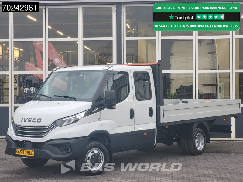 Iveco Daily 35C18 3.0L Automaat 180PK 2025-model Dubbel Cabine Open laadbak Navi ACC LED 3,5T Trekvermogen Euro6 Pritsche Pickup Airco Dubbe - Flatbed van: picture 1 Iveco Daily 35C18 3.0L Automaat 180PK 2025-model Dubbel Cabine Open laadbak Navi ACC LED 3,5T Trekvermogen Euro6 Pritsche Pickup Airco Dubbe - Flatbed van: picture 1